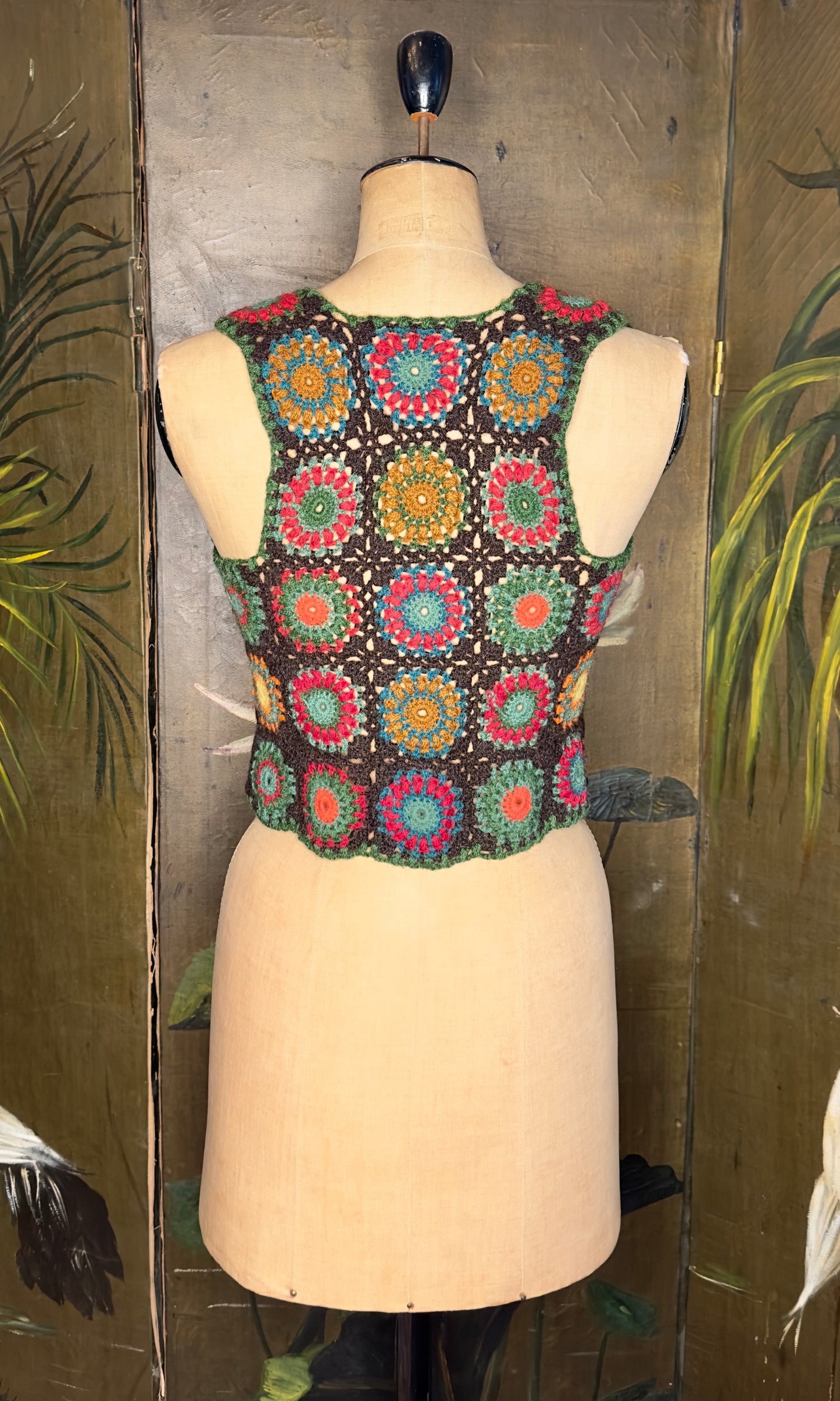 Sleeveless Crochet Waistcoat