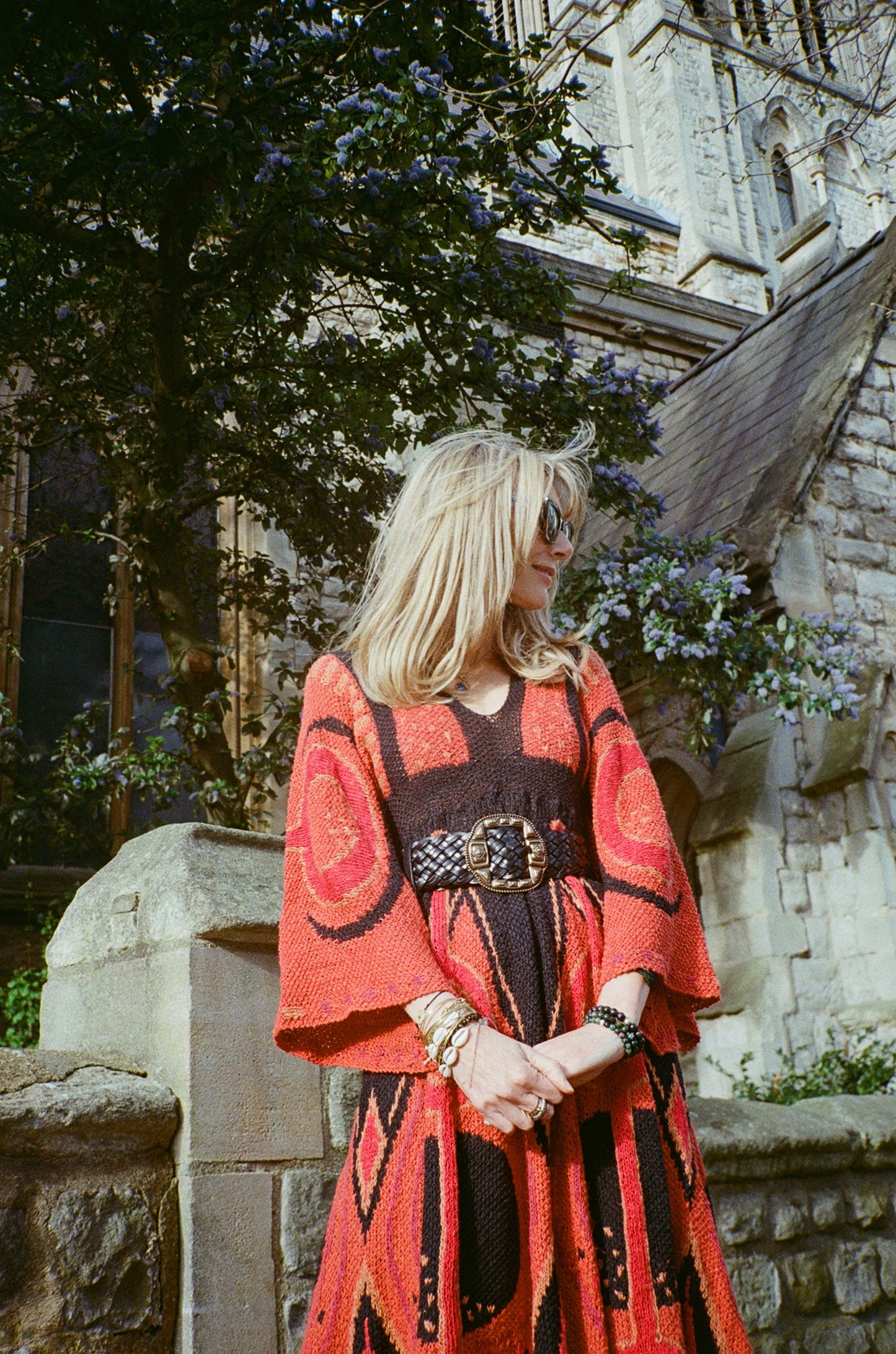 70’s Intarsia Knit Dress