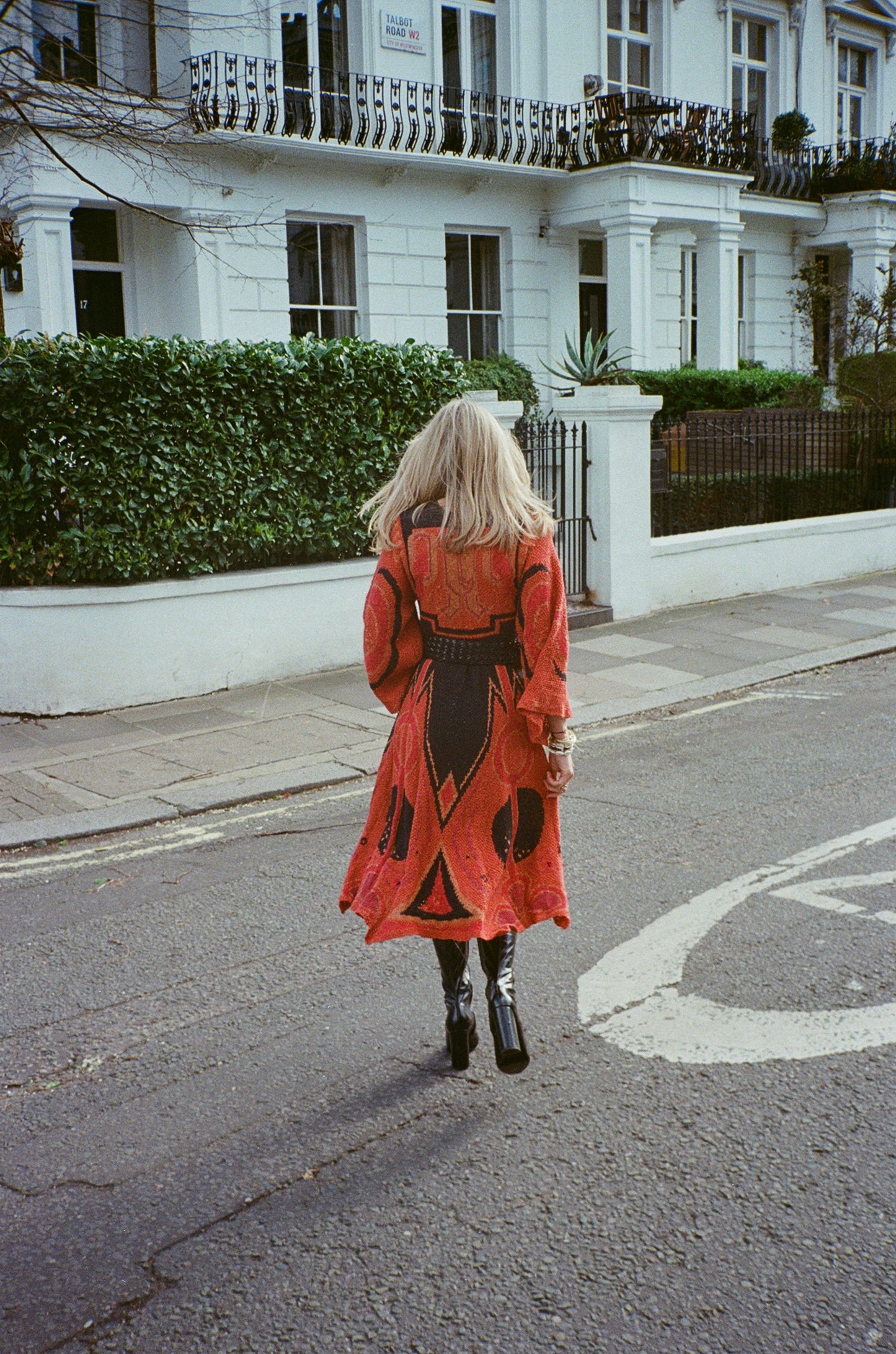 70’s Intarsia Knit Dress