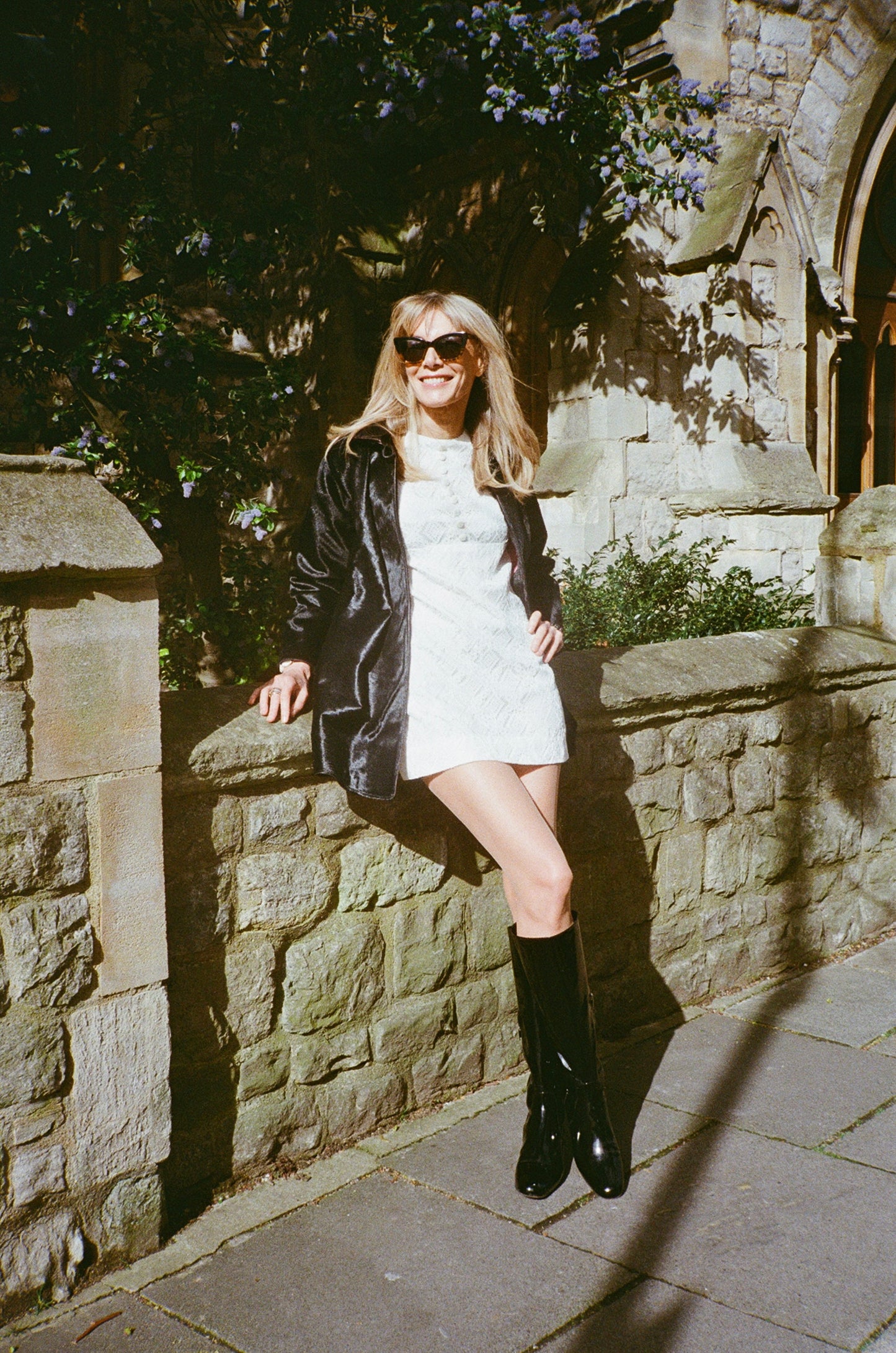 70’s Yves Saint Laurent Black Coat