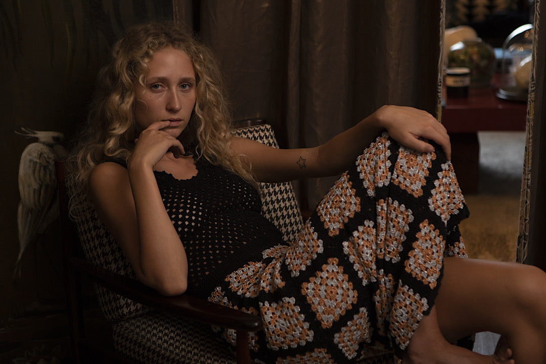 Long Crochet Dress