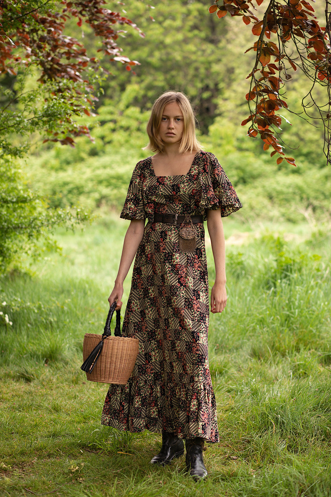 Floral Patchwork Dress Floral Patchwork Dress