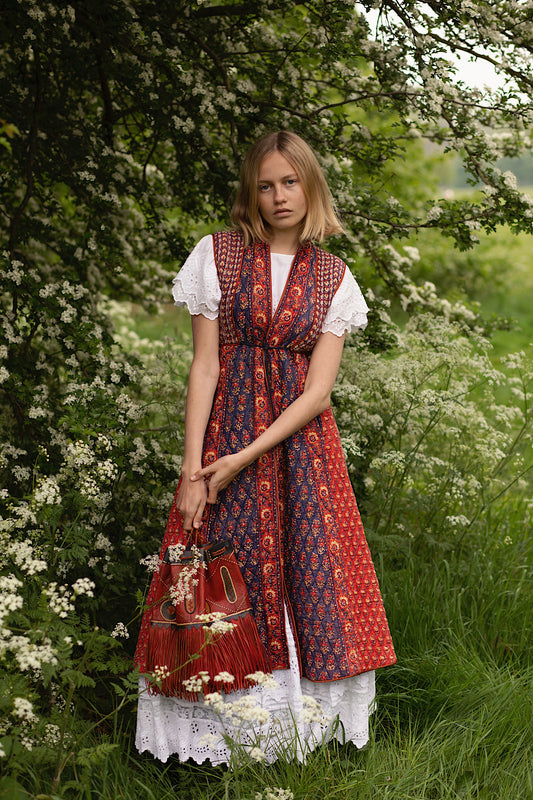 Quilted Sleeveless Kantha