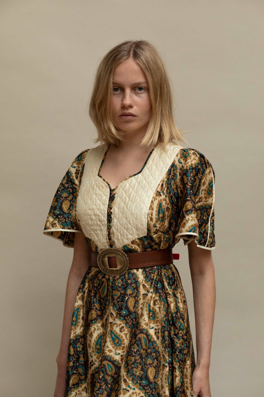 Anna Belinda Ethnic Quilted Dress